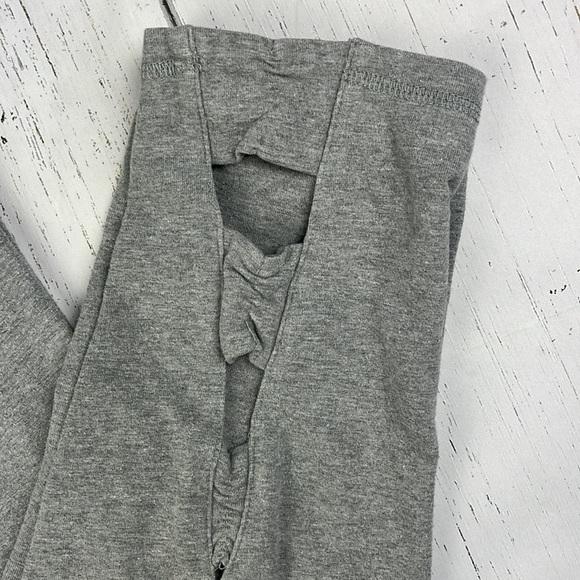 Soft Surroundings Grey Pull On Cutout Ankle Legging Pants Size M - Picture 6 of 9
